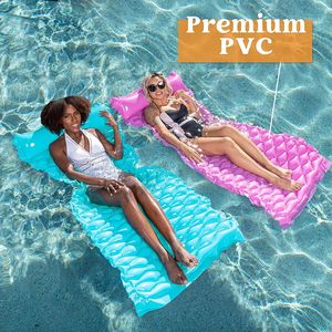 Tùy chỉnh <span class=keywords><strong>Inflatable</strong></span> hồ bơi Float nệm giường không khí mùa hè bơi Đảng Lounger bãi biển Ride-On - Product Image 2