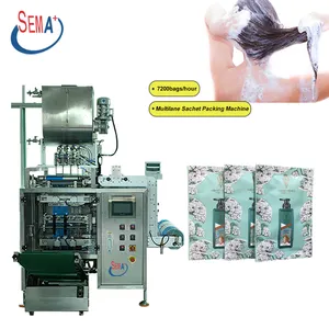 4-6-way four-side seal automatic shampoo packaging machine shampoo filling liquid machine