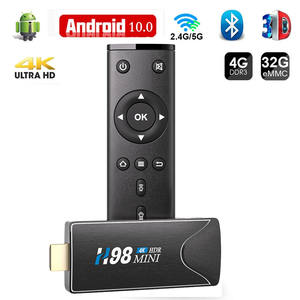 Dispositivo de <span class=keywords><strong>TV</strong></span> inteligente <span class=keywords><strong>H98</strong></span> <span class=keywords><strong>mini</strong></span>, decodificador con Android 10, banda Dual, 5G, wifi, Allwinner H616, cuatro núcleos, receptor Dongle - Product Image 2