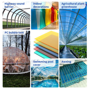 6mm 8mm 10mm Uv extrudé clair panneau creux cellulaire <span class=keywords><strong>Polycarbonate</strong></span> <span class=keywords><strong>alvéolaire</strong></span> Policarbonato feuilles feuille creuse en <span class=keywords><strong>Polycarbonate</strong></span> - Product Image 3