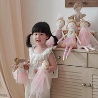 Belle EN71 mode ballerine unisexe peluche coton peluche bébé habillage jupe accessoires Ballet danseur poupées 30-50cm 2-4