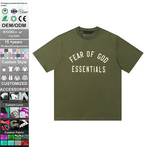 Camiseta de Manga Corta para Hombre, Marca de Moda FOG, Estilo Urbano, 100% Algodón, Secado Rápido, Transpirable y Ecológica - Product Image 2