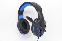 Casque de jeu stéréo flexible, casque de jeu compétitif avec microphone, prise casque 3,5 mm, casque filaire supra-auriculaire