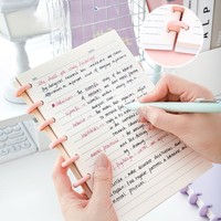 Carnet à spirales A5 très vendu - Journal à feuilles mobiles rechargeable pour les notes universitaires, les réunions de bureau et la planification des affaires