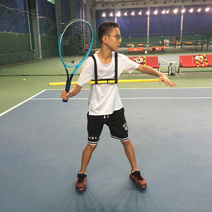 Raquette d'entraînement <span class=keywords><strong>de</strong></span> <span class=keywords><strong>tennis</strong></span> portable <span class=keywords><strong>de</strong></span> haute qualité pour le <span class=keywords><strong>jeu</strong></span> d'intérieur et d'extérieur - Product Image 5