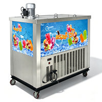 Máquina para Hacer Helados y Paletas de Fruta de Alta Productividad con 4 Moldes, Producción Diaria de 7680 Piezas con Varios Moldes, Nueva