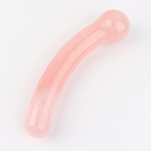 Dildos de Cristal Natural Pulido de Alta Calidad al por Mayor, Varitas de Masaje de Cuarzo Rosa Yoni - Product Image 3