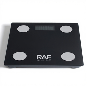 Balance de salle de bain numérique RAF étanche avec fonction tare pour la promotion personnelle, mesure du poids corporel et de la graisse corporelle R.10022 - Product Image 4