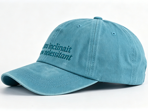 Washed Cotton <b>Baseball</b> <b>Cap</b> Customizable Logo With Gradient Embroidery Adjustable Unstructured Dad <b>Cap</b> Unisex Casual Golf <b>Cap</b> - Product Image 3