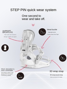 Snowboards personnalisés pour adultes et enfants, raquettes à neige à séchage rapide et chaud, et kit de <span class=keywords><strong>fixation</strong></span>, équipement de <span class=keywords><strong>ski</strong></span> professionnel - Product Image 5