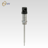 HY Akurasi Tinggi ±0.5 ° Sensor Suhu C 4-20mA 2-Kawat IP67 Probe Baja Tahan Karat -50 hingga 150 ° C Industri