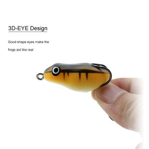 เหยื่อล่อปลาขนาดเล็กแบบหนังงูไทยมี4.5 8.5 20สีพร้อมตะขอวัสดุ PVC สีดำสำหรับปลาคาร์พ - Product Image 2