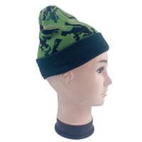 OEM, bonnets en acrylique à imprimé numérique jacquard réversible de haute qualité, vente en gros