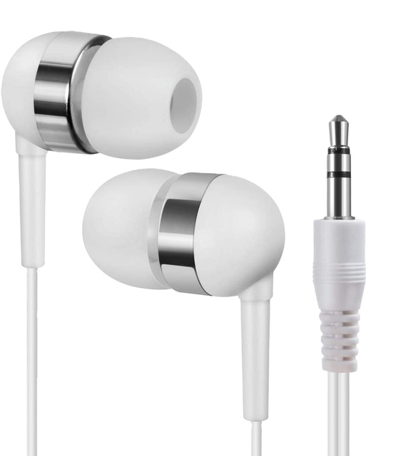Cheap Airline Tour Guide Disposable Earphone Earbud In-ear Headphones Low Price Earbud In-Ear Wired Headset Aviation