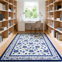 Tapis en laine à poils longs à motifs traditionnels chinois, durable, tissé, écologique, antidérapant, pour la maison et le bureau