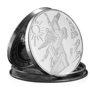Moneta Commemorativa Coreana del Cavallo Swift, Placcata in Argento, con Basso-Rilievo, da Collezione - Product Image 2