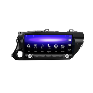 Reproductor Multimedia de navegación Gps para coche de 12,3 pulgadas para <span class=keywords><strong>TOYOTA</strong></span> <span class=keywords><strong>HILUX</strong></span> 2017 + Wifi Carplay Radio - Product Image 4