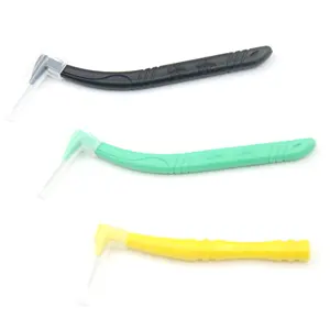 Plastic Handle Teeth Cleaning Brush Mini Toothbrush With Lid Tongue Cleaning Brush Small Brush Customized Bristle Brush