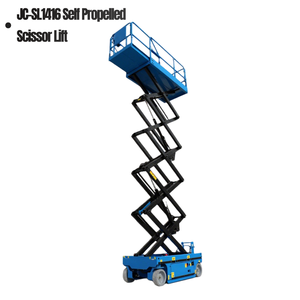 Gunting listrik 4-18m, meja angkat gunting hidrolik baterai 450KG/300KG untuk konstruksi kualitas bagus - Product Image 2