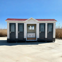 Toilettes sèches portables en plastique écologiques de la marque Jiaxin, garantie 1 an, pour chantier et usage public