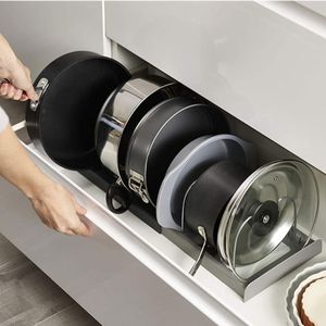 <span class=keywords><strong>Organizzatore</strong></span> di <span class=keywords><strong>pentole</strong></span> e padelle da <span class=keywords><strong>cucina</strong></span> per sotto l'armadio <span class=keywords><strong>organizzatore</strong></span> di coperchi per <span class=keywords><strong>pentole</strong></span> estraibili espandibili per cassetto - Product Image 3