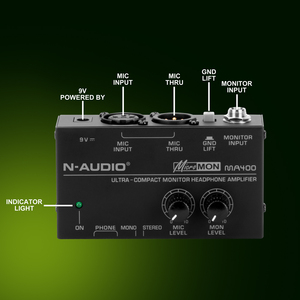 Amplificateur de casque ultra <span class=keywords><strong>compact</strong></span> N-Audio MA400 - Product Image 4