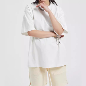 100% coton 260gsm multicolore hommes femmes unisexe personnalisable blanc t-shirt décontracté poids lourd vêtements pour hommes - Product Image 1