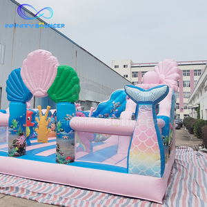 Set de Juegos Inflable con Tobogán y Decoración de Concha Marina, Casa de Brinco para Niños, Equipo de Juego - Product Image 6