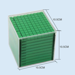 Recurso de enseñanza Escuela primaria Enseñanza matemática Unidad de volumen del SIDA Decímetro cúbico Centímetro Contando Cubo de bloque multicapa - Product Image 2