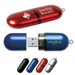 Chiavetta USB a forma di pillola in capsula di plastica di nuovo stile chiavetta USB da 32gb con logo personalizzato da 32GB per regalo aziendale farmaceutico medico