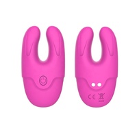 Heiße Silikon-Sexspielzeuge Klitoris-Nippelklammer Sex-Vibrator für Frauen