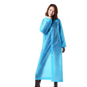 Disposable PE <b>Raincoat</b> Adult <b>Long</b> Length Waterproof Travel Outdoor Use Single Person Rainwear - Product Image 1