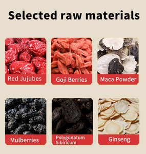 Chá Natural de Ginseng Cinco Tesouros com Jujuba Vermelha e Goji Berry para Homens Adultos - Chá Detox e Limpeza dos Rins - Product Image 5