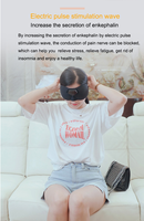 Appareil d'aide au sommeil à vibrations ultrasoniques, masque de massage des yeux, portable