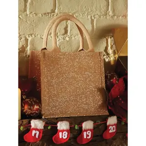 Shopper Shimmer Jute <b>Mini</b> <b>Gift</b> <b>Bag</b> personalized merchandising - Product Image 5