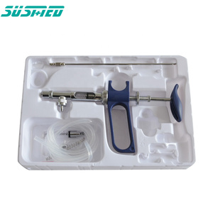 Siringa automatica veterinaria da 1ML per siringa continua in acciaio plastico per bestiame e pollame - Product Image 4