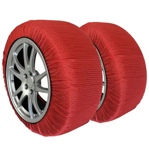 Lot de 2 <span class=keywords><strong>chaussettes</strong></span> de neige 3D en PE pour pneus de <span class=keywords><strong>voiture</strong></span>, housses de <span class=keywords><strong>roues</strong></span> antidérapantes en tissu polyester 420g/m² - Product Image 2