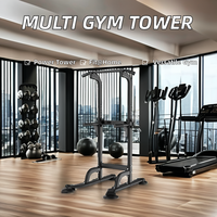 Tour de musculation portable pour la maison, équipement de gym, acier durable, multifonctionnel, station de dips, station de tractions, barre de traction pour la maison
