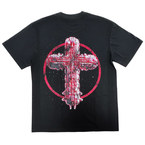 Moda OEM diseño 100% tela de algodón logotipo de marca personalizado de gran tamaño suave directo a <span class=keywords><strong>la</strong></span> ropa DTG impresión camisetas para hombres - Product Image 3