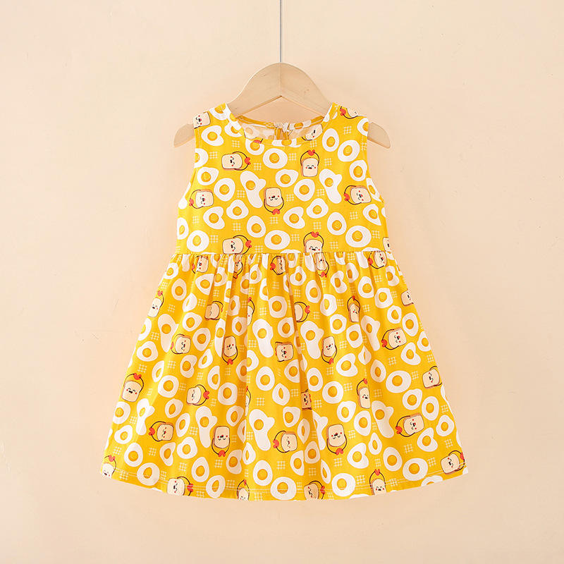 Shop Our Collection of Sleeveless Cotton Flower Dress for Kids