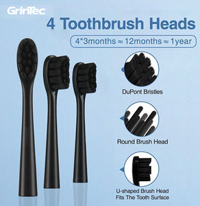 Produttore OEM Premium portatile da viaggio elettrico sonico spazzolino da denti per adulti Soft USB Smart automatico spazzolino elettrico - Product Image 2