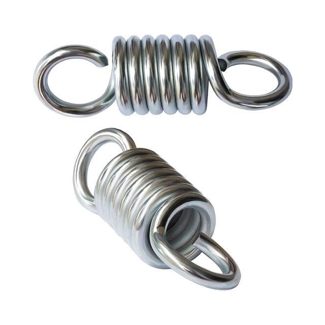 Extension Spring Double Hook Stainless Steel Tension Coil Spring 304 High Tensile Helical Spring for Industrial Use Custom
