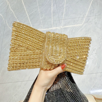 Mode personnalisée pour femmes Sac à main à bandoulière Sac boule de luxe Sac à main à bandoulière avec chaîne en métal Enveloppe de fête pour dames Pochettes