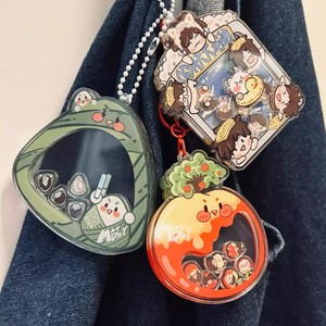 Porte-clés en acrylique personnalisés en gros CCH, porte-clés en acrylique imprimés sur mesure, porte-clés en acrylique de dessins animés - Product Image 6