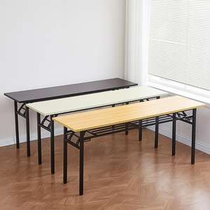 Mesa de Entrenamiento Apilable, Rectangular, Portátil para Exteriores, Escritorio de Estudio, Mesa de Conferencias, Mesa de Comedor, 80x40cm, 80x50cm, 80x60cm, 100x40cm - Product Image 1