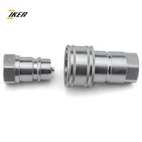 Coupleur hydraulique à connexion rapide, coupleur à déconnexion rapide 1/4G YAG ISO 7241-1A/ avec capuchon anti-poussière, remplace la série 6600