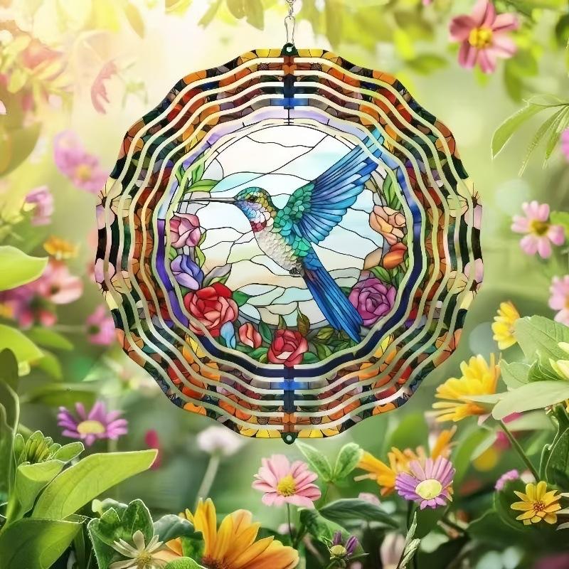 Red Hummingbird wind turn