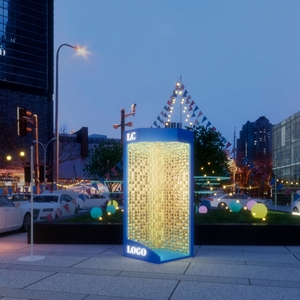 ตู้ถ่ายภาพเชิงพาณิชย์ออกแบบกล่องไฟ LED ป้ายที่กําหนดเองงานแต่งงานฉากหลังตกแต่งกล่องรูปสําหรับขาย - Product Image 5