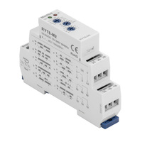 Minuteur électronique Manhua RYT8-M2 AC/DC 12V-240V à fonction unique, relais temporisé marche/arrêt sur rail DIN