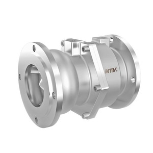 Válvula Coaxial Mtv de Acero Inoxidable 304, Válvula Neumática de Dos Vías con Brida para Tuberías - Product Image 2